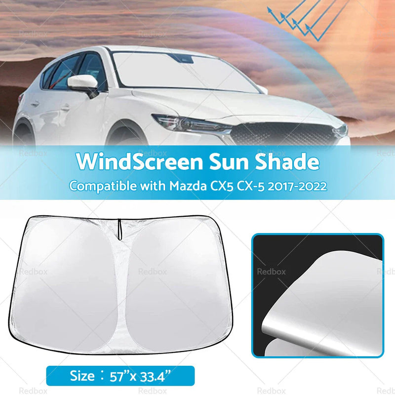Mazda CX-5 (2017-2022) UV Block Foldable WindScreen Sun Shade