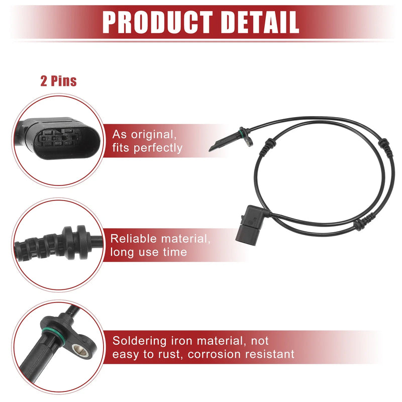 Mercedes-Benz C350e C300 Front Right ABS Wheel Speed Sensor (2016-2019)