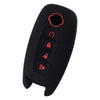Nissan Kicks Rogue Pathfinder Silicone 4 Button Key Cover Case (2023)