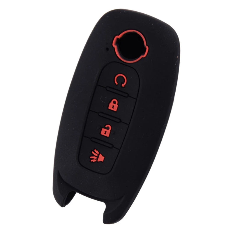 Nissan Kicks Rogue Pathfinder Silicone 4 Button Key Cover Case (2023)