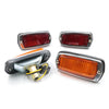 Datsun Bluebird 510 120Y B210 1968-1978 Red Amber Side Marker Lights Set
