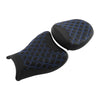 Suzuki Hayabusa GSX1300R Black Blue Driver & Passenger Seats (2008-2020)