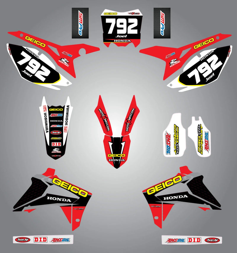 Honda CRF 250 (2014-2015) - Sonic Style Full Custom Graphic Kit