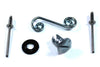 1x Pannello Quick Release Fastener Quarter Turn Slotted + Filo