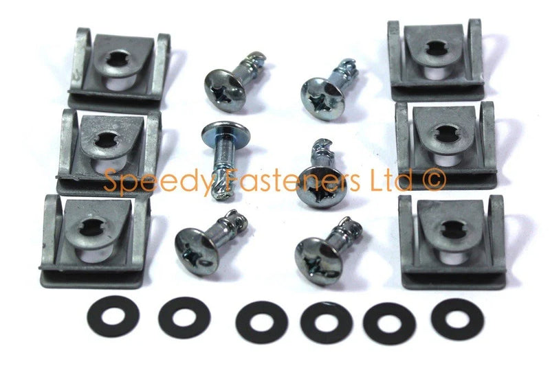 Honda CBR 400RR NC29 Completo dzus + Inoxidable carenado tornillos