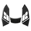 BMW 5 Series E60 E61 (2003-2010) Black 5 Pcs Steering Wheel Cover Trim
