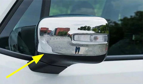 Jeep Renegade (2015-2018) 2 x ABS Chrome Side Mirror Cover Trim