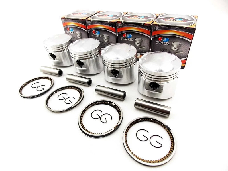 Honda CB750F 0.5mm O/S FORSETI Piston Set 62.5mm Rings & Clips (1979-1982)
