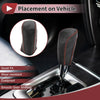 Ford Fiesta (2009-2012) Brown Faux Leather Car Gear Shift Knob Cover