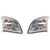 Toyota Prado GRJ120 KDJ120 KZJ120 2003~2009 Pair Chrome Headlights