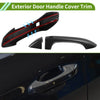 Kia K5 Carbon Fiber Black Exterior Door Handle Cover Trim (2020-2025)