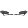 Street Bob FXDB Oval Universal Motorcycle Rear View Side Mirrors (07-16)