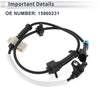 Chevrolet C3500 1995-1996 1 x Front Left / Right ABS Wheel Speed Sensor