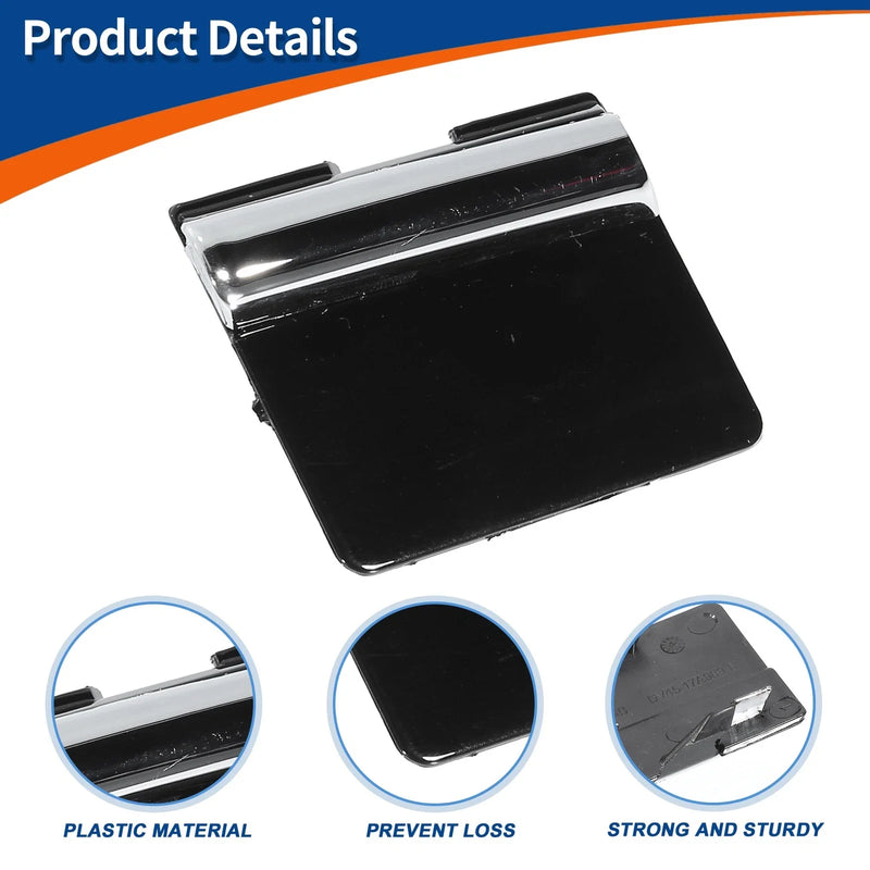 Ford Escape (2013-2019) Black Front Car Bumper Tow Hook Cover