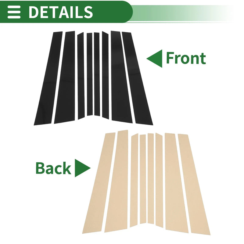 BMW X5 8 Pcs Door Pillar Window Trim (2014-2018)