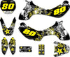 Suzuki JR 80 - Graffiti Style Decals Custom Graphics Kit