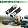 Hand Grips Cover 0.87x0.94 Universal Motorcycle Non Slip Silver