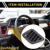 Chevy Colorado (2023-2024) Carbon Fiber Dashboard Air Vent AC Outlet Cover