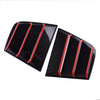 Dodge Charger Window Scoop Side Slat Carbon Fiber Style 2 x Covers (2011-2021)