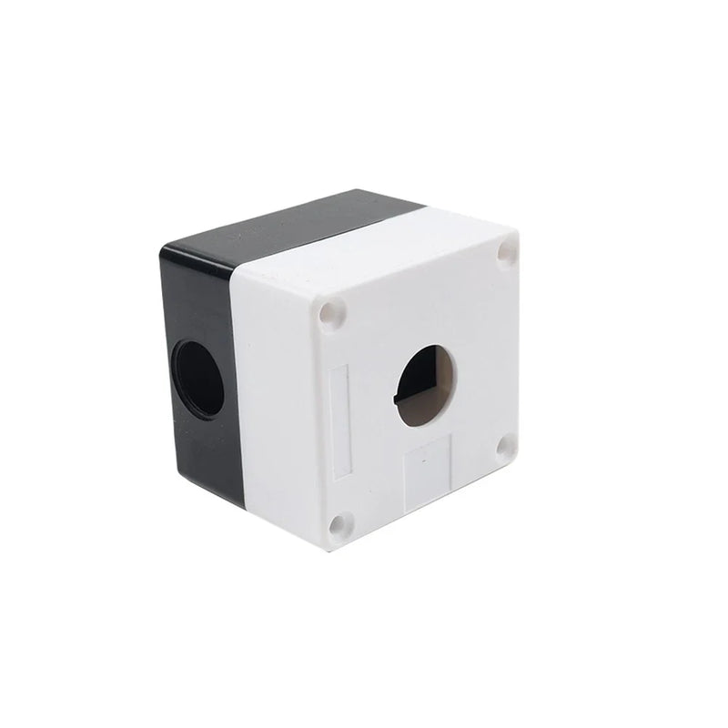 Control Station - White & Black 22mm Push Button Switch Box