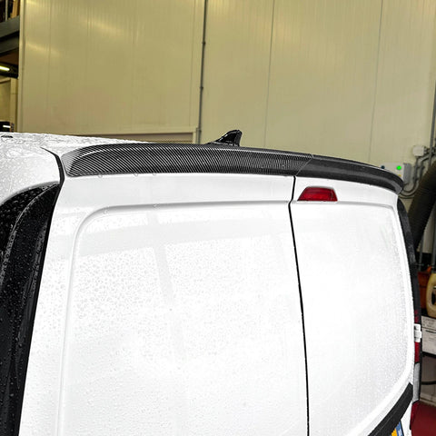 VW Caddy MK4 (2020-2023) 2 x pcs Carbon Look Rear Boot Spoiler Lip