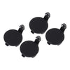 Toyota Corolla 4 x Black Inner Door Handle Plug Covers (2014-2018)