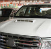 White ABS Car Air Flow Intake Hood Scoop Vent Cover