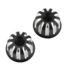 Triumph Speed Twin (2016-2022) Black / White 2 x Handlebar End Plug Caps