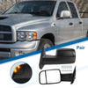 Dodge Ram 2500 3500 2003-2009 with Puddle Lamps - 1 Pair Tow Mirrors
