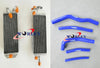 Suzuki RM125 Aluminum Radiator + Red Silicone Hose (1996-1997)