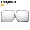 Jeep Compass Patriot Car Left Right White Mirror Glass w/ Back Heated (2007-2017)