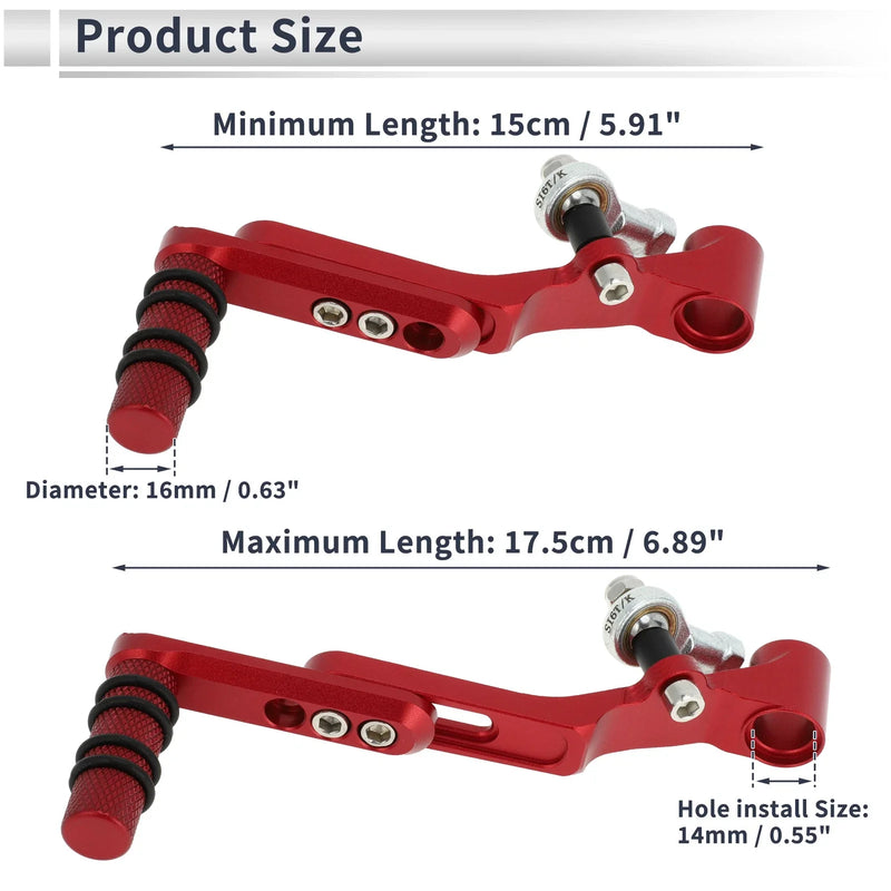 Honda CBR650R 2019-2022 - Red Motorcycle Gear Shifter Lever