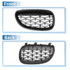 BMW 5 Series E60 (2004-2009) Black Pair Front Hood Bumper Grille