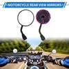 Motorcycle M10 2 x Rear View Mirrors Round Handlebar