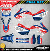 Honda CRF 450 Full Custom Graphic Kit FIERCE Style (2008)