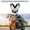 Make Model Butterfly-type Double Hooks Motorcycle Hanging Hook Black White