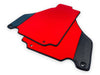 Ferrari 360 Modena with Carbon Fiber Emblem Red Carpets Floor Mats (2000-2005)