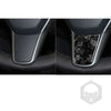 Tesla Model 3 / Y Forged Carbon Fiber Steering Wheel Lower Trim