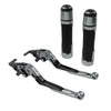Kawasaki Ninja ZX-6 Folding Extendable Brake Clutch Lever Grip Set