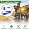 Motorcycle Checkered Pattern End Grips Hand Grips Cover