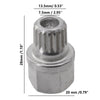 Car Hollow Car Anti-Theft Wheel Lock Lug Nut Removal Key