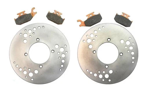 Can-Am Outlander 650 2 x Front Brake Rotors & Pads (2006–2012)