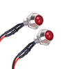 Car Dash Panel Light Bulbs 10x Red 8mm LED Indicator Lamps