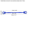 Universal Balance Bar Crossbar Handlebar 22mm