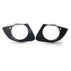 BMW E65 E66 750i 760Li Black Fog Light Lamp Covers (2006-2008)