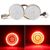 Harley Softail Dyna Touring Red LED Turn Signal Light Bulb Pair