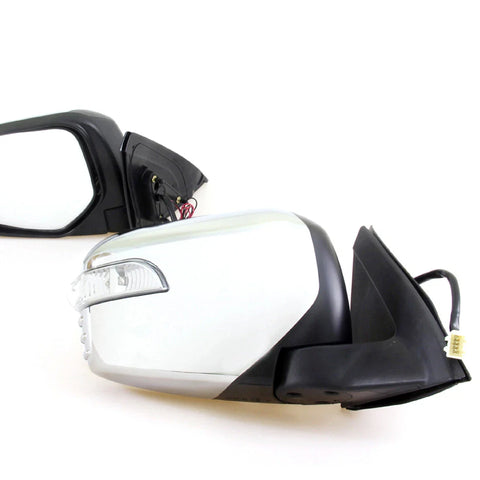 Mitsubishi Triton L200 2005-2014 Chrome Electric Fold Wing Mirror