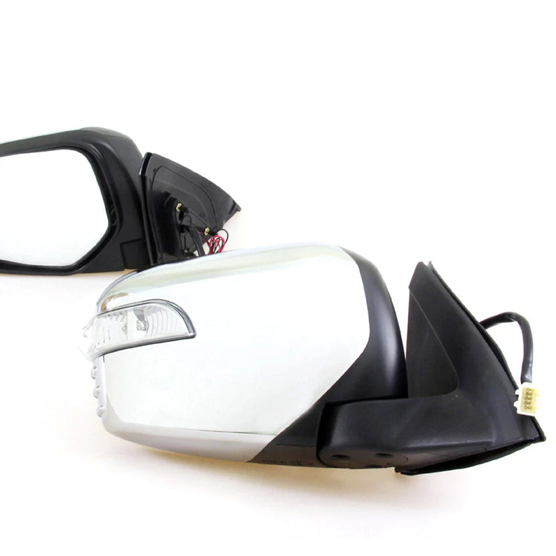 Mitsubishi Triton L200 2005-2014 Chrome Electric Fold Wing Mirror