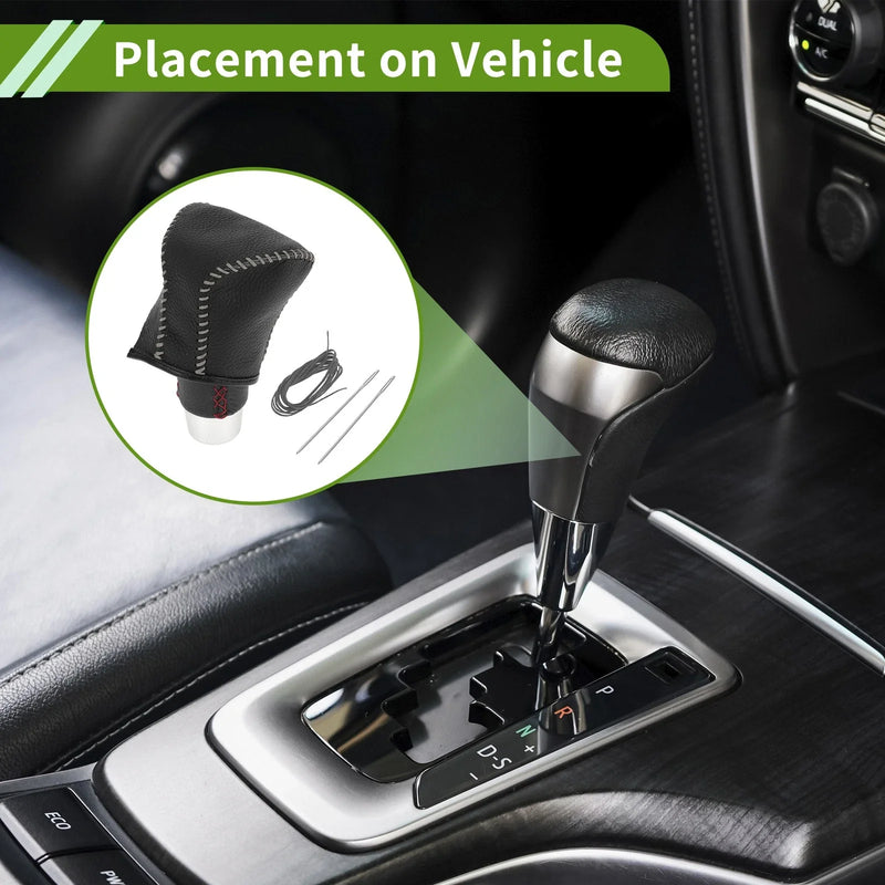 Lexus ES300h 2018-2023 Pebbled Black Grey Car Gear Shift Knob Cover
