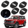 Ford Bronco, F-150 Black Door Lock Cover Trim (2021-2022)